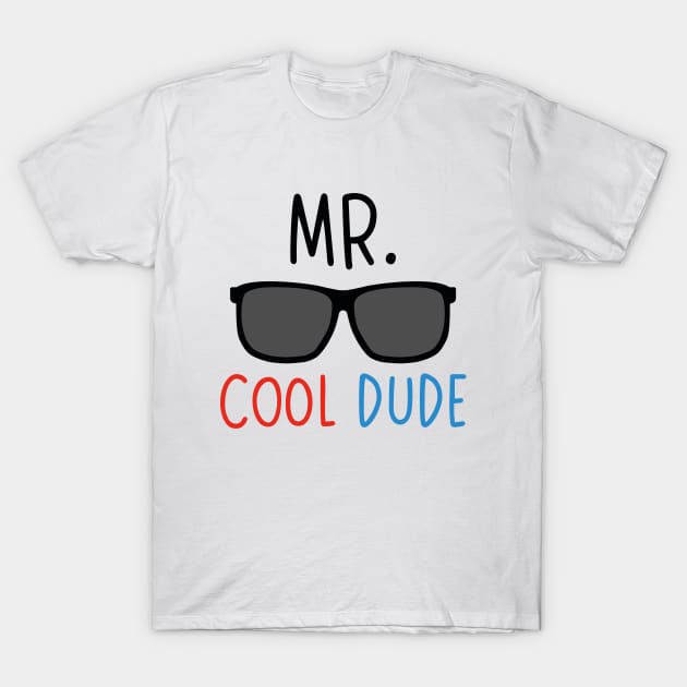 Mr. cool dude print. T-Shirt by designgoodstore_2